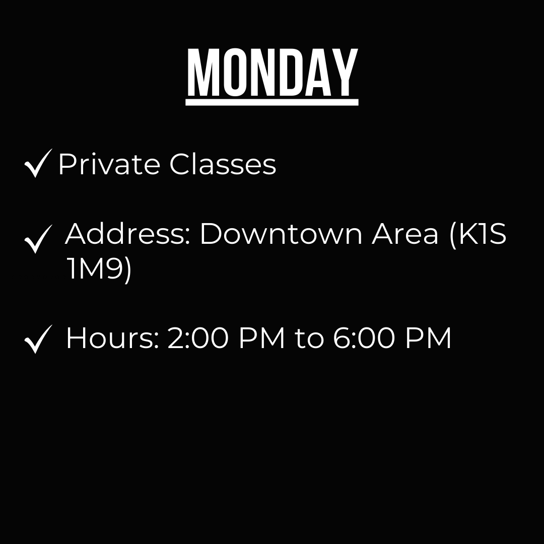 Monday Classes